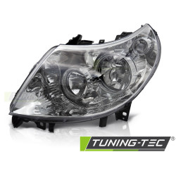 TUNING-TEC első lámpa DUCATO / BOXER / JUMPER 06-10-hoz (H7/H1, TYC), króm, bal