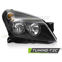 HEADLIGHT BLACK RIGHT SIDE TYC fits OPEL ASTRA H 04-10