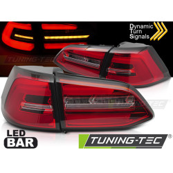 LED HÁTSÓ LÁMPÁK PIROS FEHÉR SEQ VW GOLF 7 17-19 SW