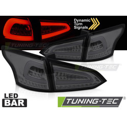 TUNING-TEC LED hátsó lámpák (SEQ) FORD FOCUS MK 3 SW 11-18-hoz, füstös