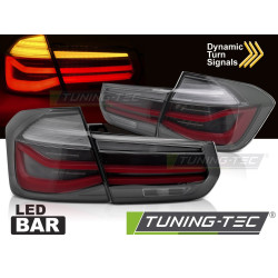 TUNING-TEC LED hátsó lámpák (LED Bar, SEQ) BMW F30 11-18-hoz, füstös