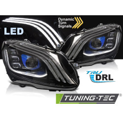 TUNING-TEC LED első lámpák (Full LED) MERCEDES W205 14-21-hez (LED), fekete