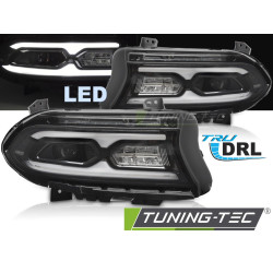 Full LED fényszórók fekete, DODGE CHARGER 14-23-hoz