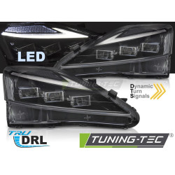 Full LED fényszórók LEXUS IS 06-13 LED fekete