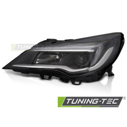 Fényszóró fekete bal oldal TYC OPEL ASTRA K 15-19-hez