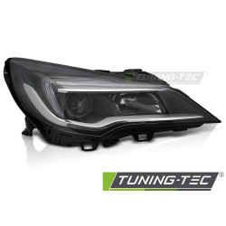 Fényszóró fekete jobb oldal TYC OPEL ASTRA K 15-19-hez