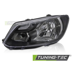 TUNING-TEC első lámpa VW CADDY 11-14-hez (H4, TYC), fekete, bal