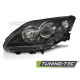 TUNING-TEC első lámpa RENAULT LAGUNA III 07-11-hez (H7, TYC), fekete, bal