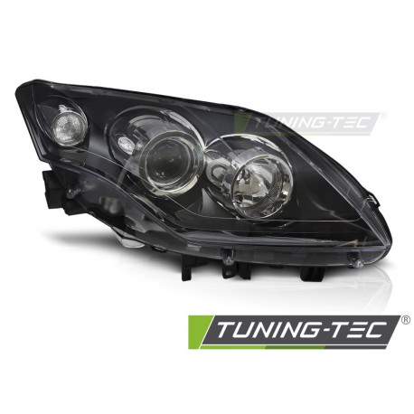 Világítás TUNING-TEC első lámpa RENAULT LAGUNA III 07-11-hez (H7, TYC), fekete, jobb | race-shop.hu