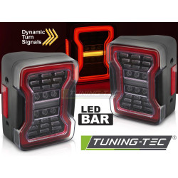 TUNING-TEC LED hátsó lámpák CHRYSLER JEEP WRANGLER JK 07-18-hoz, fekete