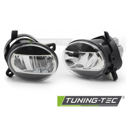 Ködlámpák LED fekete átlátszó A4 B8 08-11 / A6 C6 09-11 / Q5 08-16 modellekhez