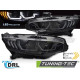 Világítás TUNING-TEC LED első lámpák (DRL, SEQ) HONDA CIVIC X 16-21-hez (LED, homologáció nélkül), fekete | race-shop.hu