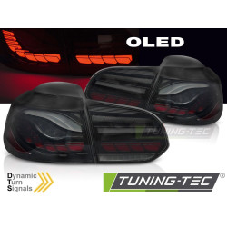 TUNING-TEC LED hátsó lámpák (OLED) VW GOLF 6 08-13-hoz (HATCHBACK), füstös