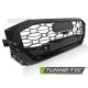 Body kitek és vizuális kiegészítők TUNING-TEC hűtőrács (Sport Style) AUDI Q8 18-23-hoz (parkolószenzorral), fényes fekete | race-shop.hu