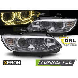 TUNING-TEC első lámpák (DRL) XENON BMW E92 / E93 06-10-hoz (D1S), króm, sárga