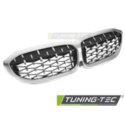 Hűtőrács BMW G20 / G21 19-22 (Gyémánt ezüst Matt króm)