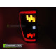 Világítás TUNING-TEC LED hátsó lámpák (Full LED, SEQ) FORD F150 MK14 20-23-hoz (homologáció nélkül), piros | race-shop.hu