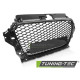 TUNING-TEC hűtőrács (Sport Style) AUDI A3 8V 12-16-hoz (parkolószenzorral), fényes fekete
