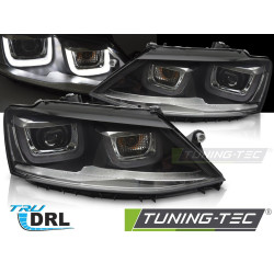 TUNING-TEC LED első lámpák (U-LED, DRL) VW JETTA VI 11-18-hoz (H7, homologáció nélkül)