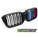 Body kitek és vizuális kiegészítők TUNING-TEC hűtőrács (Sport Double Bar M-Look) BMW X3 G01 LCI / X4 G02 LCI 21-25-höz, fényes fekete | race-shop.hu