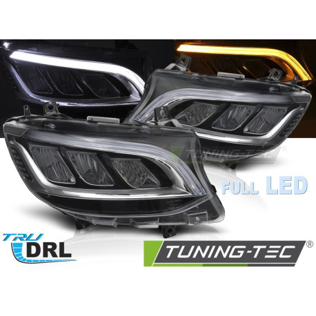 Világítás TUNING-TEC LED első lámpák (Full LED, DRL) MERCEDES SPRINTER 18-23-hoz (LED), króm | race-shop.hu