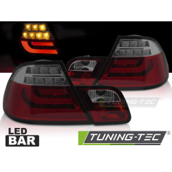 LED hátsó lámpák piros-füstös kivitelben BMW E46 03-06 COUPE