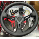 Kormányok 3 küllős sportkormány RACES Pelle, 350mm, bőr, 90mm mélység, fekete | race-shop.hu