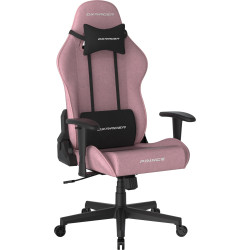 DXRacer PRINCE Gaming Chair, Fabric Pink