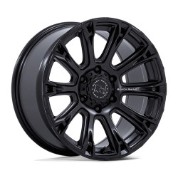 Black Rhino BR020 DIAMONDBACK felni 17x9 6x139.7 106.1 ET12, Matt fekete