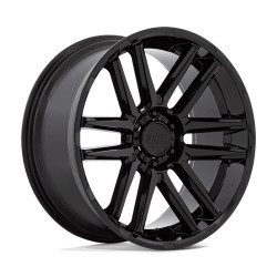 Black Rhino TOMOHAWK felni 22x10 5x120 76.1 ET25, Fényes fekete