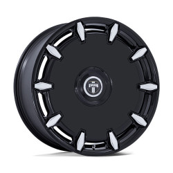 DUB DC271 CHEEF felni 24x9 5x115/5x120 74.1 ET38, Fényes fekete