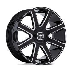 DUB DC273 PULL felni 24x10 5x115/5x120 74.1 ET15, Fényes fekete