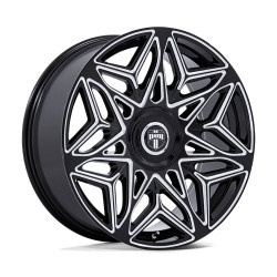 DUB DC274 ANOMALY felni 24x9 5x115/5x120 74.1 ET15, Fényes fekete