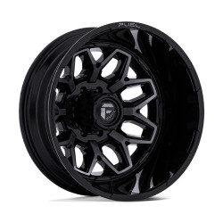 Fuel D875 FLUX DUALLY felni 20x8.25 8x210 154.3 ET104, Fényes fekete