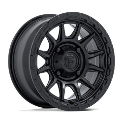 Fuel UTV FV866 PISTON felni 15x7 4x156 115.1 ET38, Matt fekete