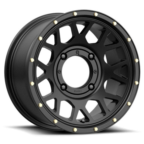 Alufelnik KMC KMC Powersports KS135 GRENADE felni 14x10 4x137 112.1 ET0, Szatén fekete | race-shop.hu