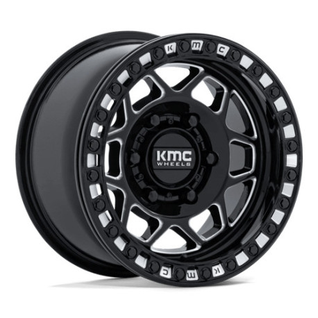 Alufelnik KMC KMC Powersports KS241 TORX BEADLOCK felni 15x8 6x139.7 100.3 ET0, Fényes fekete | race-shop.hu