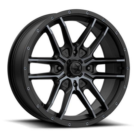 Alufelnik MSA MSA Offroad Wheels M43 FANG felni 14x7 4x110 86 ET10, Szatén fekete | race-shop.hu