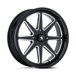 MSA Offroad Wheels M54 SPARK felni 22x7 5x114.3 72.56 ET0, Fényes fekete