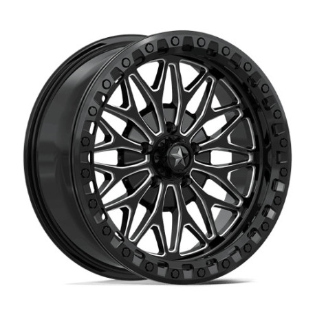 Alufelnik MSA MSA Offroad Wheels MA53 BOLO BEADLOCK felni 18x7 5x114.3 72.56 ET10, Fényes fekete | race-shop.hu