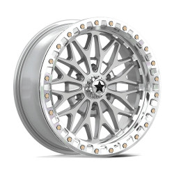MSA Offroad Wheels MA53 BOLO BEADLOCK felni 18x7 6x139.7 100.3 ET10, Fényes ezüst