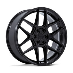 Niche NC281 RISE felni 24x10 5x120 74.1 ET30, Fényes fekete