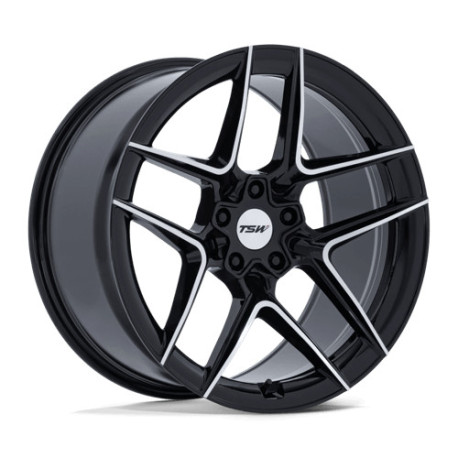 Alufelnik TSW TSW TW008 SLIPSTREAM felni 19x9.5 5x112 66.56 ET40, Fényes fekete | race-shop.hu