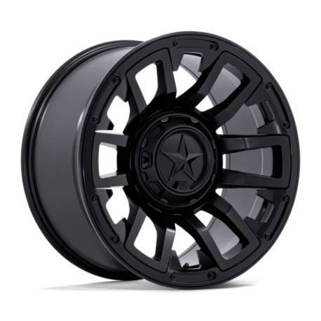 Alufelnik XD XD 872 COLOSSUS felni 20x9 8x180 124.2 ET1, Matt fekete | race-shop.hu