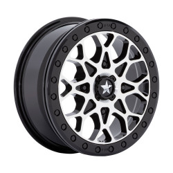 MSA Offroad Wheels M48 PORTAL BEADLOCK felni 15x6 4x110 86 ET38, Fényes fekete