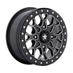 MSA Offroad Wheels M48 PORTAL BEADLOCK felni 15x6 4x137 96 ET38, Fényes fekete