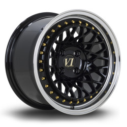 6Performance Infinity wheel 15X8.25 4X100 73,1 ET15, Black