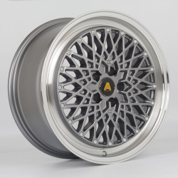 Autostar Minus wheel 17X8 4X108 67,1 ET35, Gunmetal
