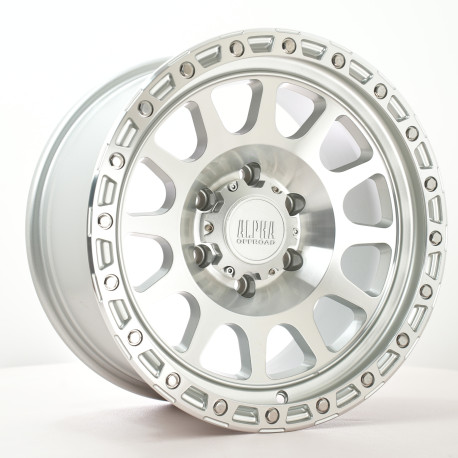 Alufelnik Alpha Offroad Alpha Offroad Brawler wheel 17X9 6X139 106,1 ET15, Silver | race-shop.hu