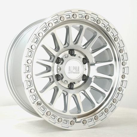Alufelnik Alpha Offroad Alpha Offroad Combat wheel 17X9 6X139 106,1 ET15, Silver | race-shop.hu